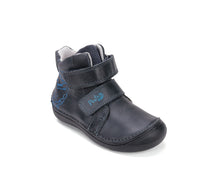 D.D.Step ghete baieti Ponte20 supinati 24-29 Royal Blue cu dino