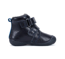 D.D.Step ghete baieti Primii pasi imblanite 18-23 Royal Blue cu avioane