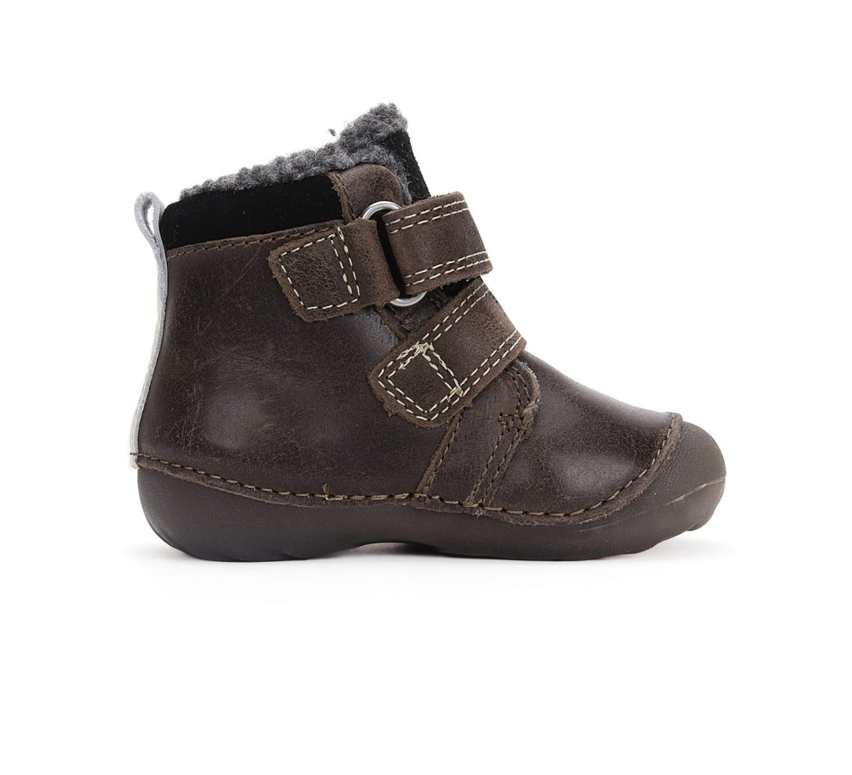 D.D.Step ghete baieti Primii pasi imblanite fluorescenti 19-24 Chocolate cu bufnita