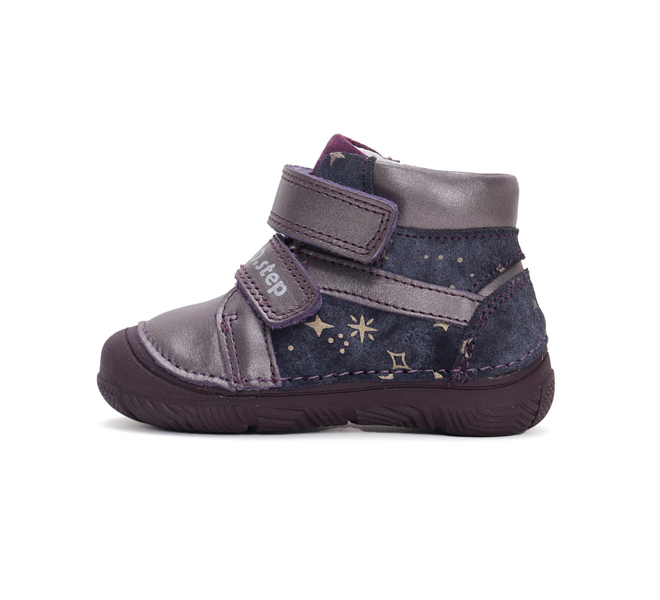 D.D.Step ghete fete 20-25 Lavander cu stelute Imagine secundară a produsului