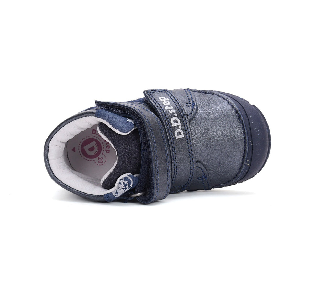 D.D.Step ghete fete 20-25 Royal Blue cu stelute