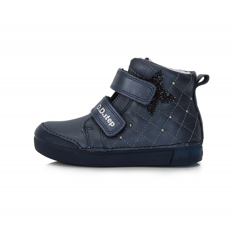D.D.Step ghete fete 25-30, Royal Blue cu steluta si pietre