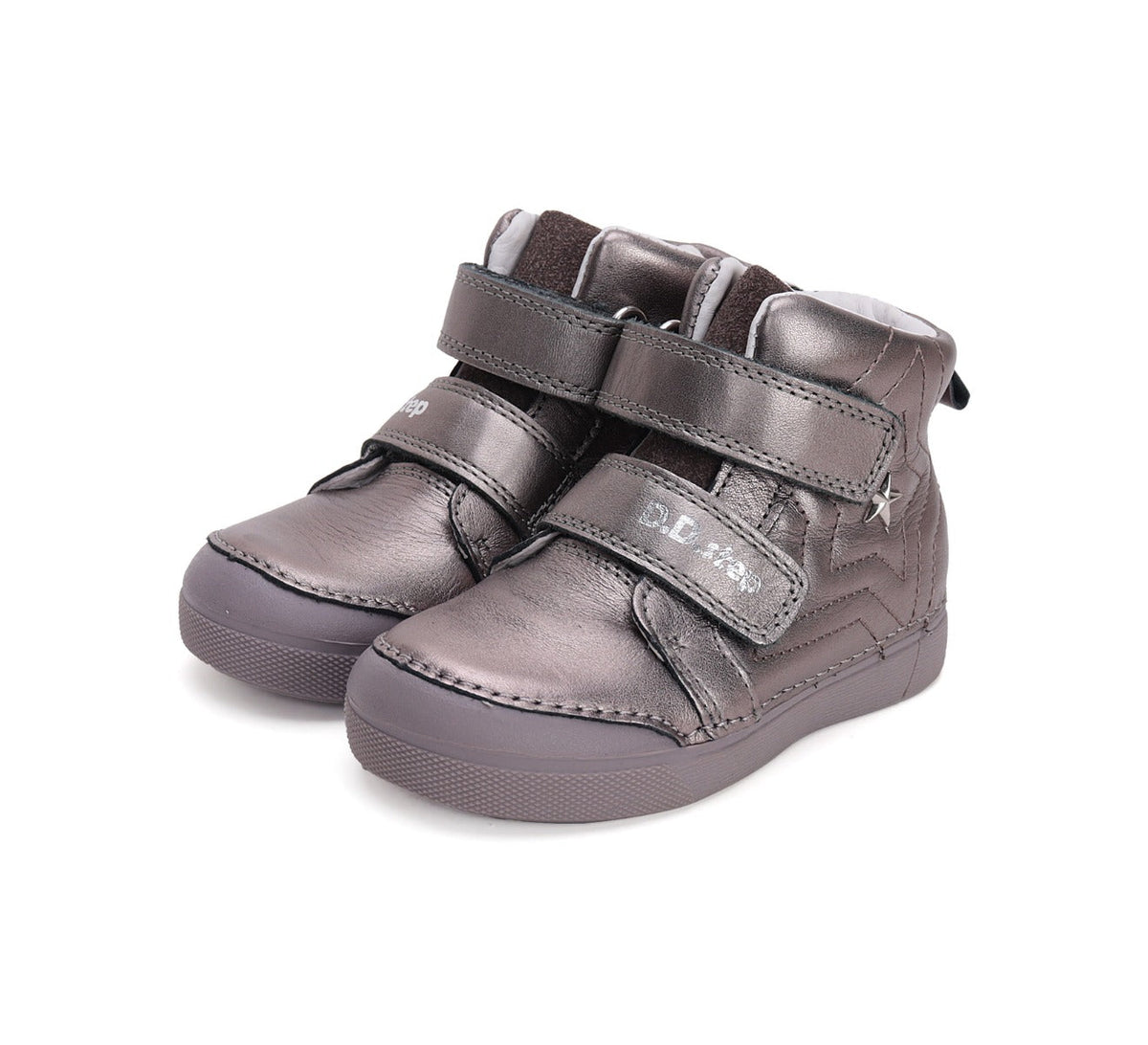 D.D.Step ghete fete 25-30 Grey cu stea Imagine principală a produsului