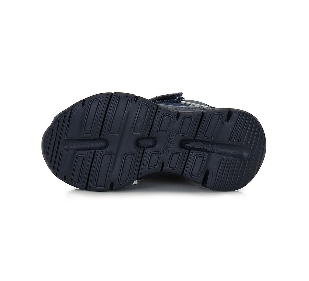 D.D.Step ghete fete Aqua-Tex 24-29 Royal Blue cu inimioare