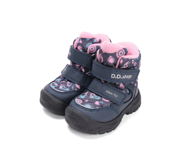 D.D.Step ghete fete Aqua-Tex captusite 28-33 Daisy Pink Imagine principală a produsului