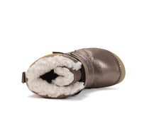 D.D.Step ghete fete Barefoot captusite cu talpa fluorescenta 25-30 Chocolate cu sirena
