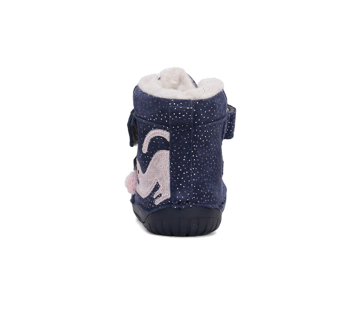 D.D.Step ghete fete Barefoot imblanite 20-25 Bermuda Blue cu pisica