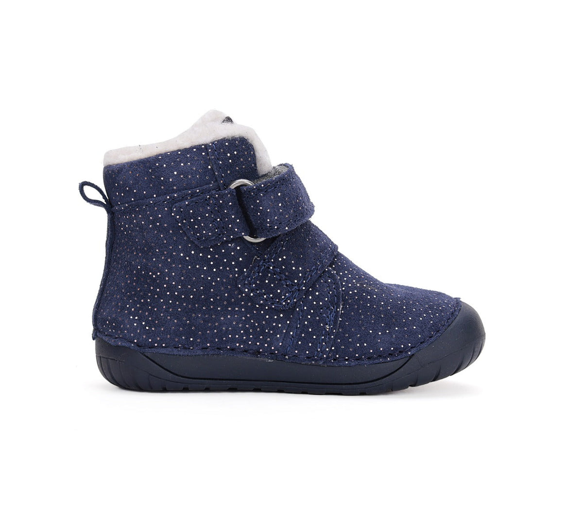 D.D.Step ghete fete Barefoot imblanite 20-25 Bermuda Blue cu pisica