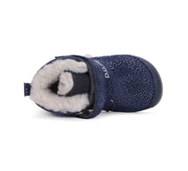 D.D.Step ghete fete Barefoot imblanite 20-25 Bermuda Blue cu pisica