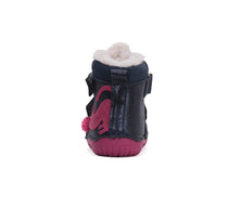 D.D.Step ghete fete Barefoot imblanite 20-25 Royal Blue cu pisica