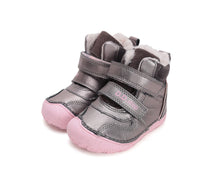 D.D.Step ghete fete Barefoot imblanite 26-31 Bronze cu roz