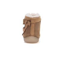 D.D.Step ghete fete Barefoot imblanite cu talpa fluorescenta 20-25 Chocolate