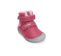 D.D.Step ghete fete Barefoot imblanite cu talpa fluorescenta 20-25 Dark Pink Sirena