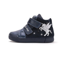 D.D.Step ghete fete cu LED 25-30 Royal Blue cu unicorn
