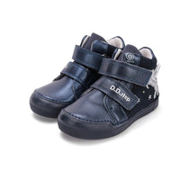 D.D.Step ghete fete cu LED 25-30 Royal Blue cu unicorn