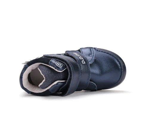 D.D.Step ghete fete cu LED 25-30 Royal Blue cu unicorn