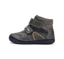D.D.Step ghete baieti cu scai 26-31 Khaki cu dunga