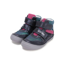 D.D.Step ghete fete cu scai 32-37 Royal Blue cu dunga