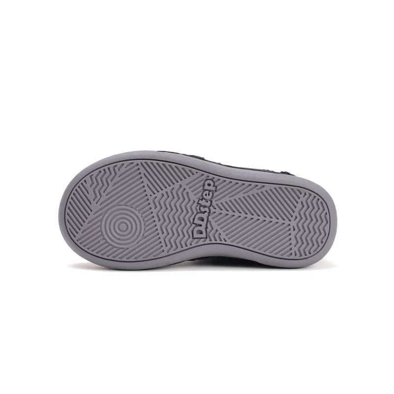 D.D.Step ghete fete cu scai 32-37 Royal Blue cu dunga