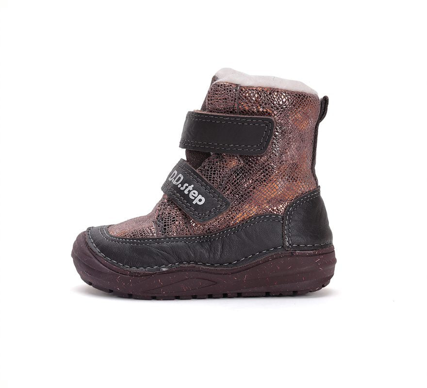 D.D.Step ghete fete imblanite 20-25 Chocolate metalic