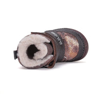 D.D.Step ghete fete imblanite 20-25 Chocolate metalic