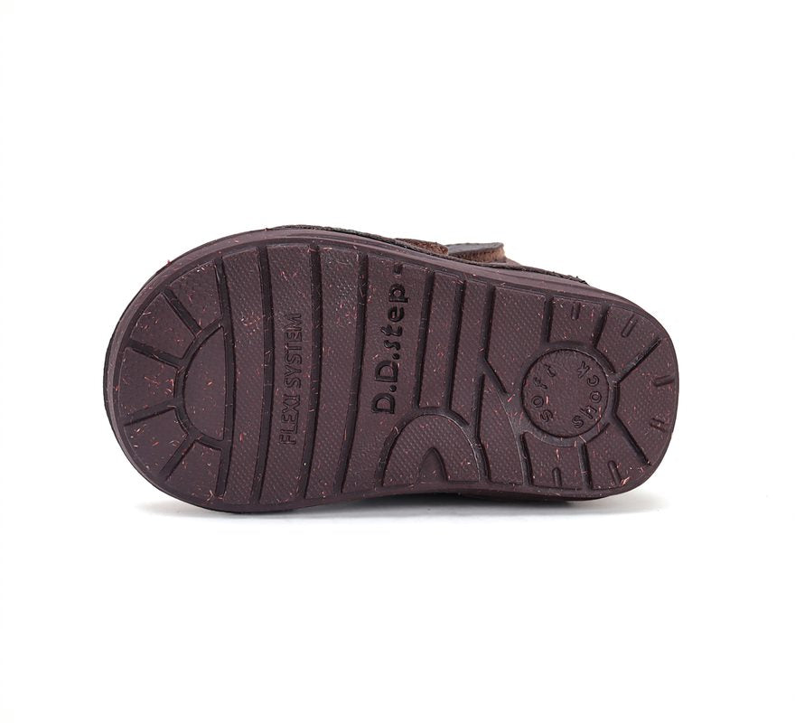 D.D.Step ghete fete imblanite 20-25 Chocolate metalic