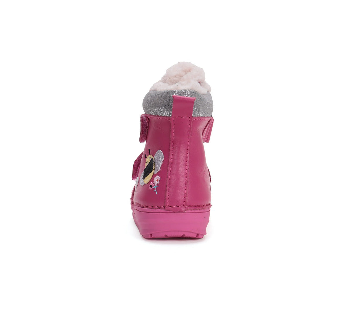 D.D.Step ghete fete imblanite 20-25 Dark Pink cu albinuta
