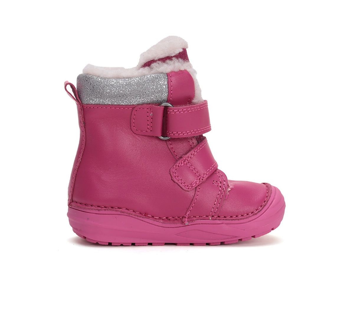 D.D.Step ghete fete imblanite 20-25 Dark Pink cu albinuta