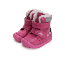 D.D.Step ghete fete imblanite 20-25 Dark Pink cu albinuta