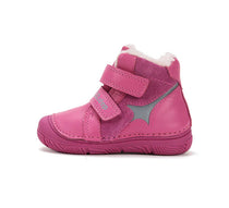 D.D.Step ghete fete imblanite 20-25 Dark Pink cu gri