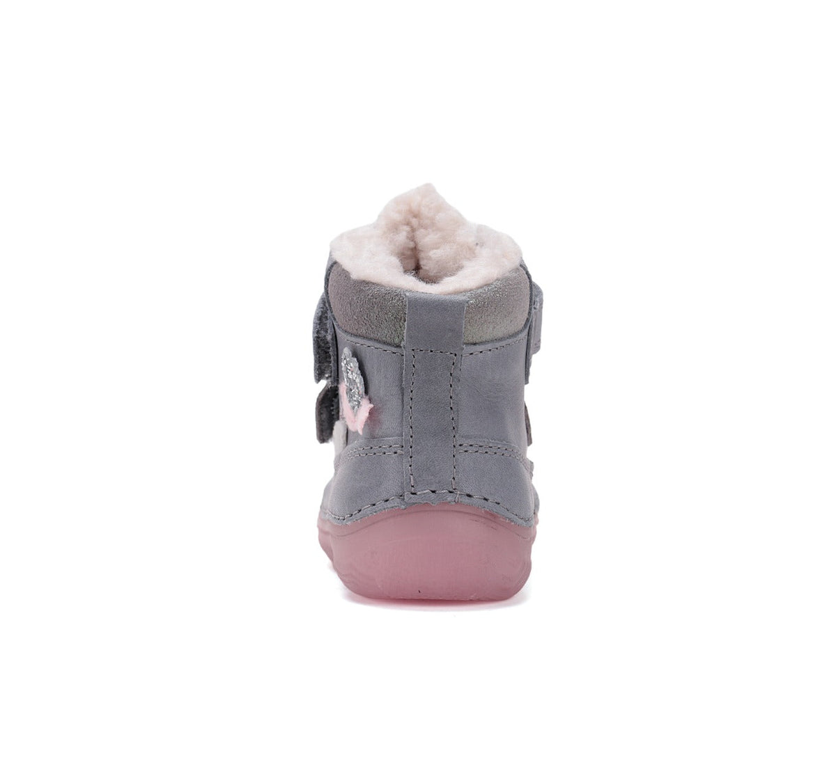 D.D.Step ghete fete imblanite 20-25 Grey cu pasarele