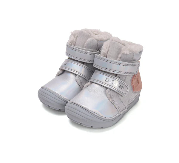 D.D.Step ghete fete imblanite 20-25 Grey cu urs polar Imagine principală a produsului