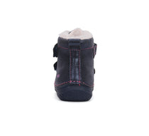 D.D.Step ghete fete imblanite 26-31 Royal Blue cu roz