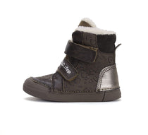 D.D.Step ghete fete imblanite 25-30 Chocolate cu inimioare