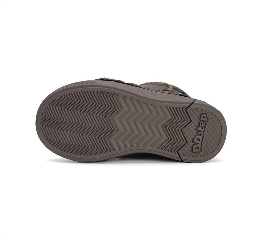 D.D.Step ghete fete imblanite 25-30 Chocolate cu inimioare