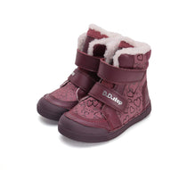 D.D.Step ghete fete imblanite 25-30 Raspberry cu inimioare