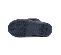 D.D.Step ghete fete imblanite 25-30 Royal Blue cu pasari