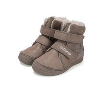 D.D.Step ghete fete imblanite 26-31 Chocolate cu frunza