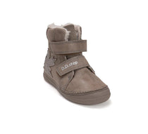 D.D.Step ghete fete imblanite 26-31 Chocolate cu frunza