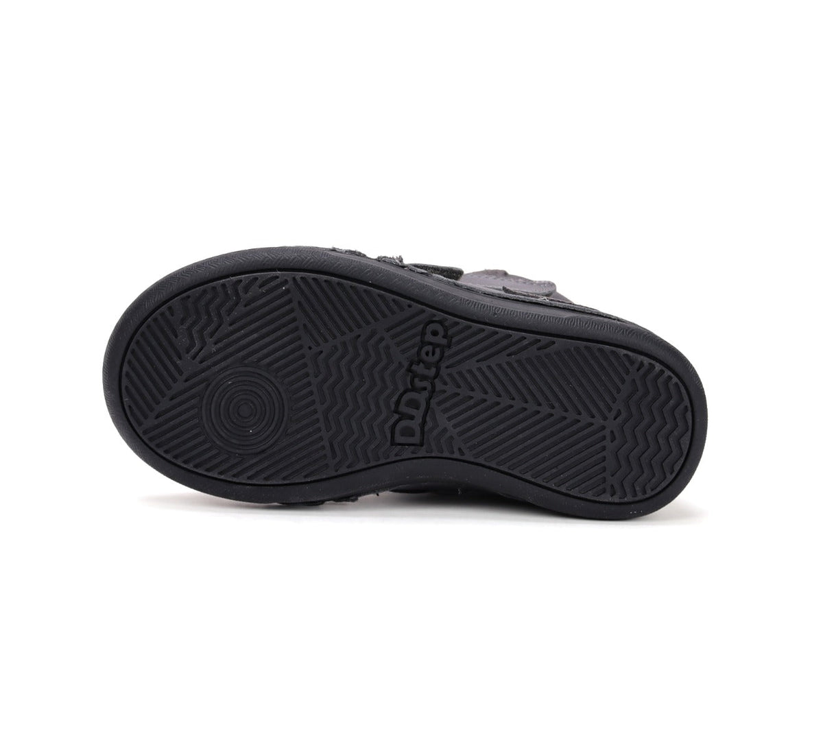 D.D.Step ghete fete imblanite 26-31 Dark Grey cu frunza