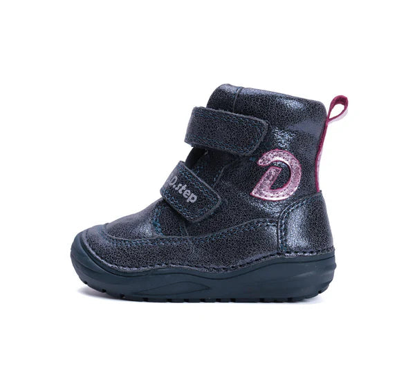 D.D.Step ghete fete imblanite 26-31 Royal Blue cu D