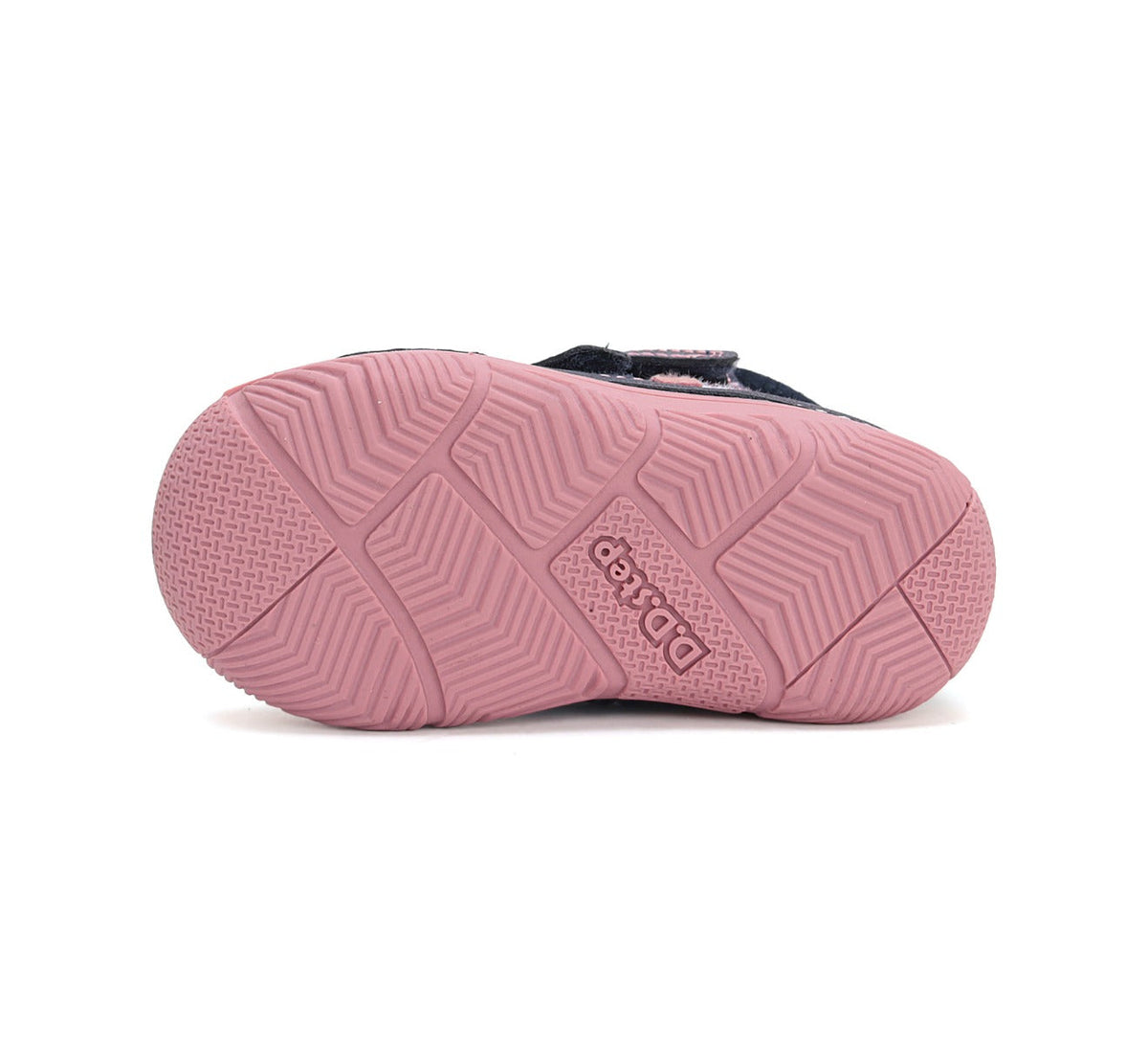 D.D.Step ghete fete imblanite 26-31 Royal Blue cu vulpe