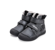 D.D.Step ghete fete imblanite 31-36, Black cu fulgi de zapada