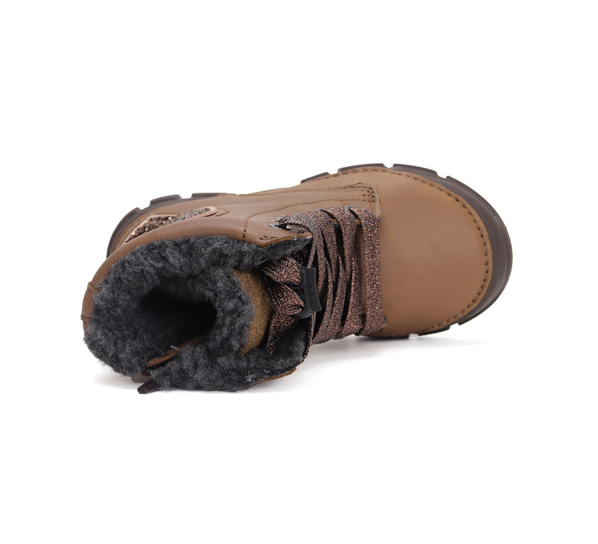 D.D.Step ghete fete imblanite 25-30 Chocolate cu inimioara