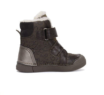 D.D.Step ghete fete imblanite 31-36 Chocolate cu inimioare