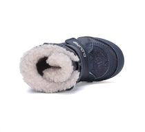 D.D.Step ghete fete imblanite 25-30 Royal Blue cu inimioare