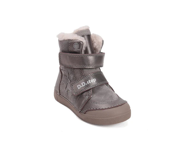 D.D.Step ghete fete imblanite cu LED 25-30 Bronze cu stea