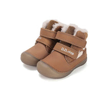 D.D.Step ghete fete imblanite cu talpa fluorescenta 20-25 Chocolate cu pasarele