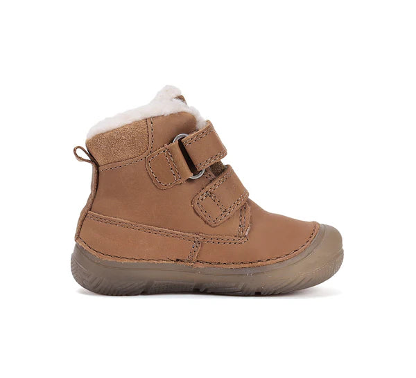 D.D.Step ghete fete imblanite cu talpa fluorescenta 20-25 Chocolate cu pasarele