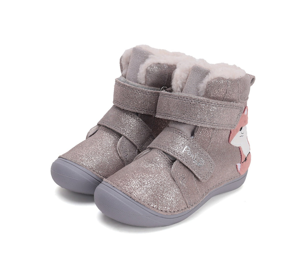 D.D.Step ghete fete imblanite Ponte20 supinati 24-29 Champagne cu vulpe